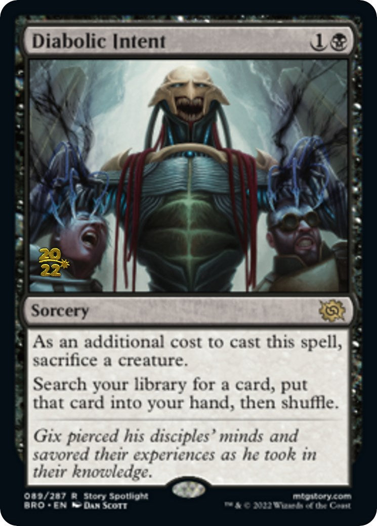 Diabolic Intent [The Brothers' War Prerelease Promos] – TokenMTG