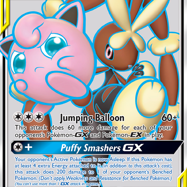 Mega Lopunny & Jigglypuff GX (225/236) [Sun & Moon: Cosmic Eclipse]