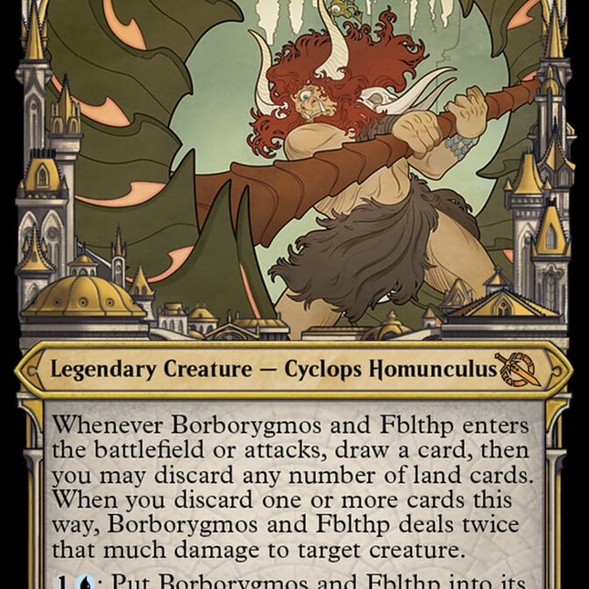 Borborygmos and Fblthp (Showcase Planar Booster Fun) [March of the Machine]