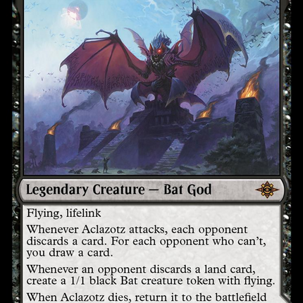 Aclazotz, Deepest Betrayal // Temple of the Dead [The Lost Caverns of Ixalan]