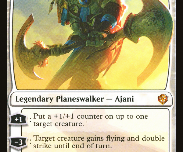 mtg ajani commander deck Magic The Gathering - Vengeant - Duel Decks: Ajani vs Nicol Bolas You gain 3 life Ajani, Caller of the Pride
