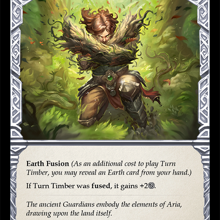 Turn Timber (Red) [ELE010] (Tales of Aria)  1st Edition Rainbow Foil