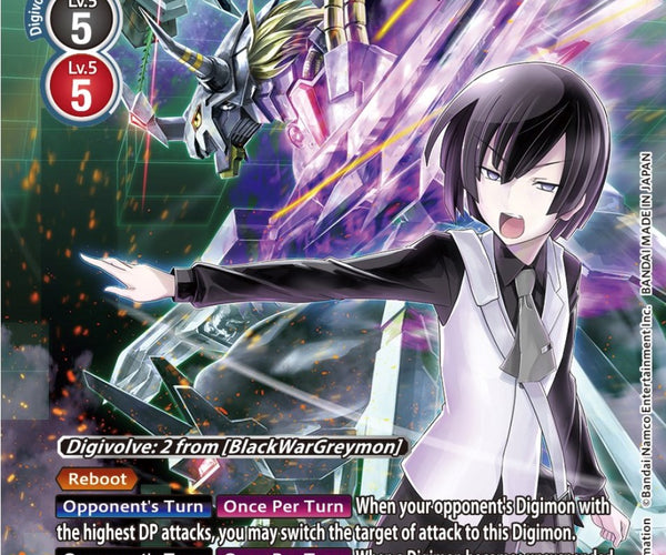 digimon card game blackwargreymon - BT05 - Battle of Omni - (Rare) Delete the chosen cards Blackwargreymon Ace EX10-010 (alternate Art)