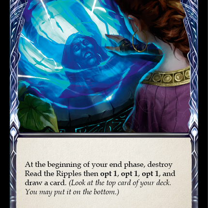 Read the Ripples (Red) [UPR176] (Uprising)  Rainbow Foil