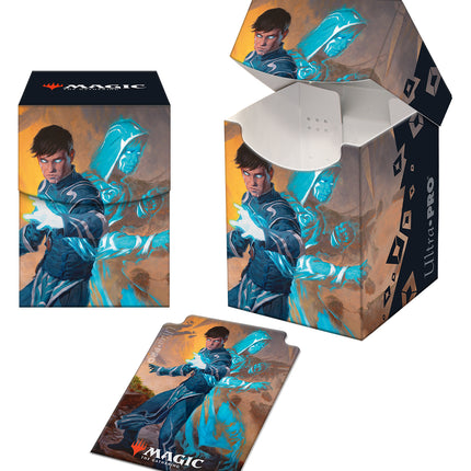 Ultra PRO: Deck Box - PRO 100+ (Zendikar Rising - Jace, Mirror Mage)