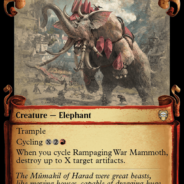 Rampaging War Mammoth [The Lord of the Rings: Tales of Middle-Earth Commander Showcase Scrolls]