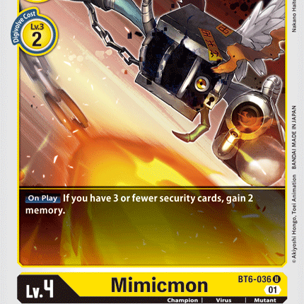 Mimicmon [BT6-036] [Double Diamond]