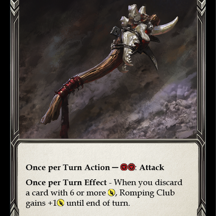 Romping Club [CRU003] (Crucible of War)  1st Edition Normal