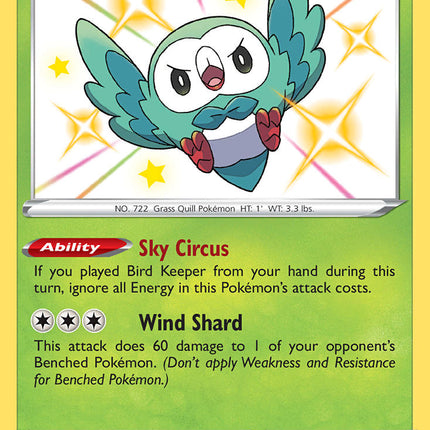 Rowlet (SV001/SV122) [Sword & Shield: Shining Fates]