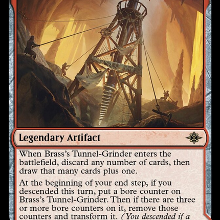 Brass's Tunnel-Grinder // Tecutlan, The Searing Rift [The Lost Caverns of Ixalan]