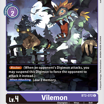 Vilemon [BT2-072] [Release Special Booster Ver.1.0]
