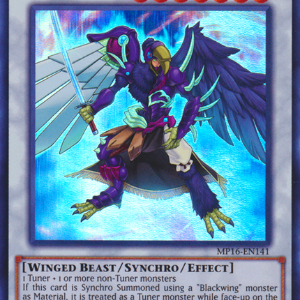 Assault Blackwing - Raikiri the Rain Shower [MP16-EN141] Ultra Rare