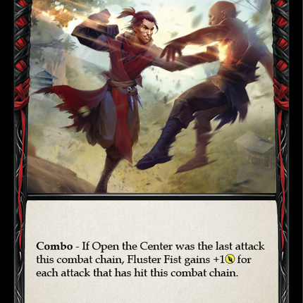 Fluster Fist (Red) [U-WTR086] (Welcome to Rathe Unlimited)  Unlimited Rainbow Foil