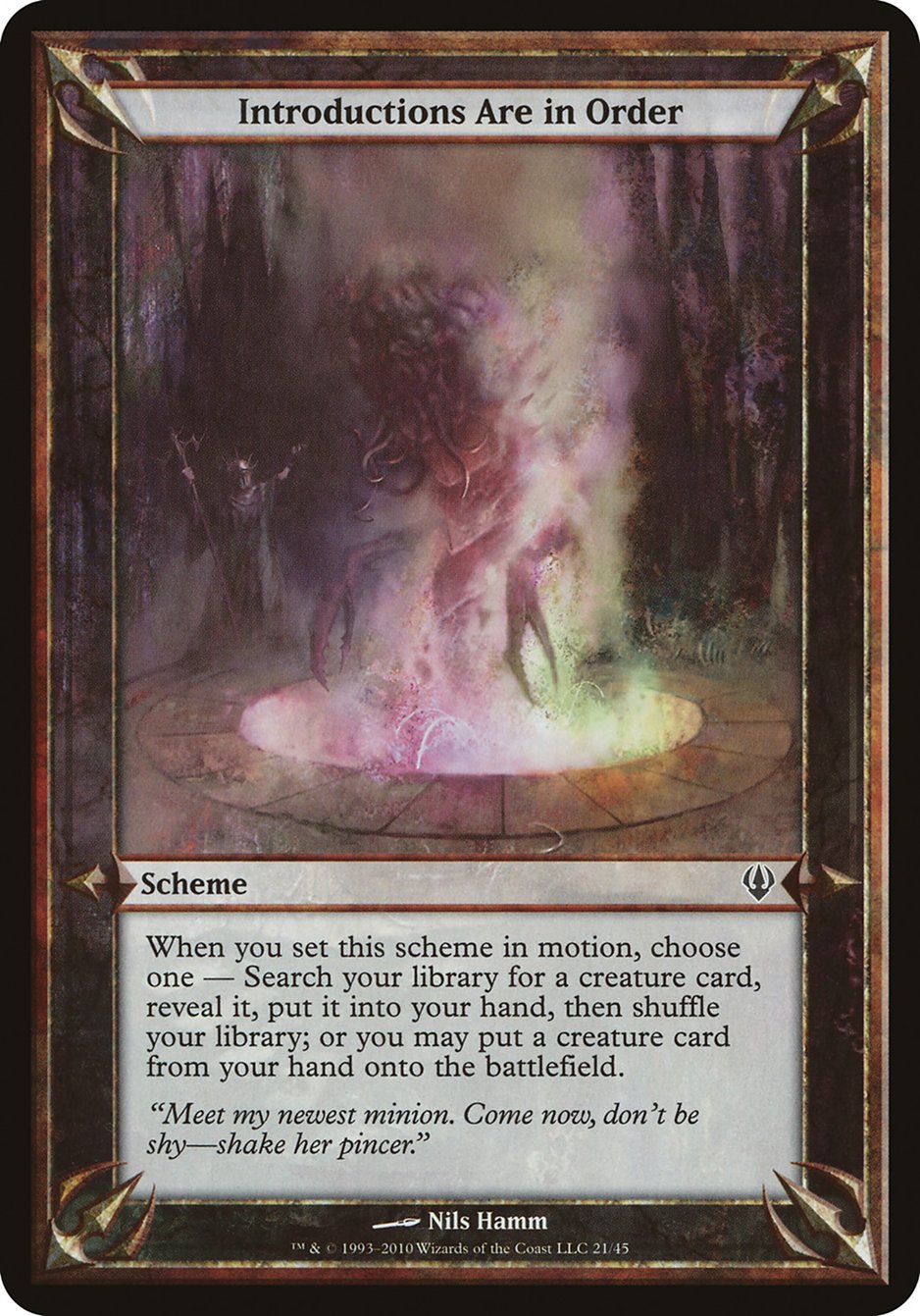 mtg archenemy scheme cards The Fate of the Flammable | Archenemy
