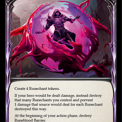 Runeblood Barrier [U-CRU144] (Crucible of War Unlimited)  Unlimited Rainbow Foil