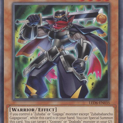 Zubababancho Gagagacoat [LED6-EN035] Rare