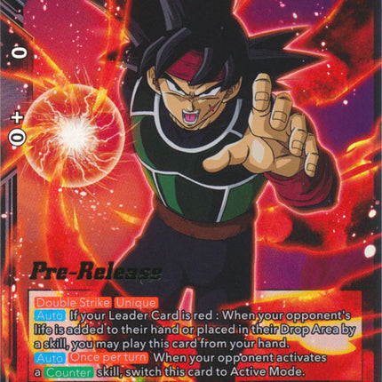 Bardock the Resolute (BT10-127) [Rise of the Unison Warrior Prerelease Promos]