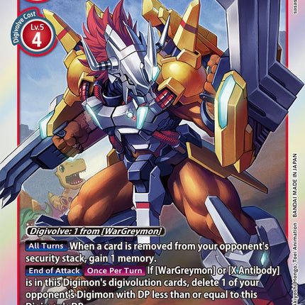 WarGreymon (X Antibody) [BT9-016] [X Record]