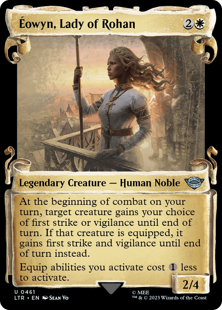 lotr mtg showcase cards Eowyn, Lady of Rohan [The Lord of the Rings: Tales of Middle-Earth Sho –  TokenMTG