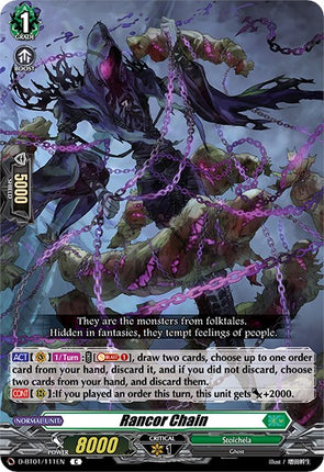 Rancor Chain (D-BT01/111EN) [Genesis of the Five Greats]