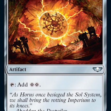 Sol Ring (250) (Surge Foil) [Warhammer 40,000]