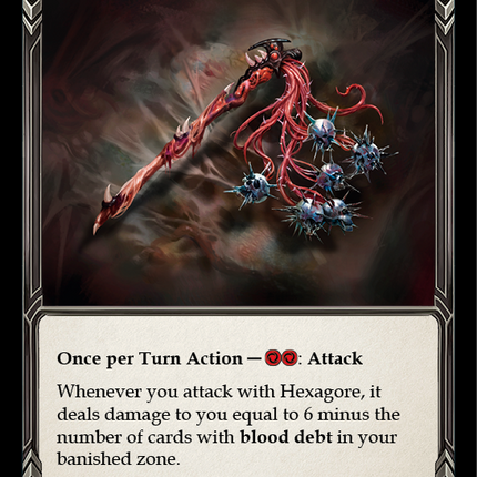 Hexagore, the Death Hydra [MON121-CF] (Monarch)  1st Edition Cold Foil