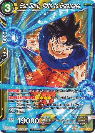 Son Goku, Path to Greatness (Power Booster) (P-115) [Promotion Cards] –  TokenMTG