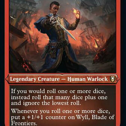 Wyll, Blade of Frontiers (Foil Etched) [Commander Legends: Battle for Baldur's Gate]