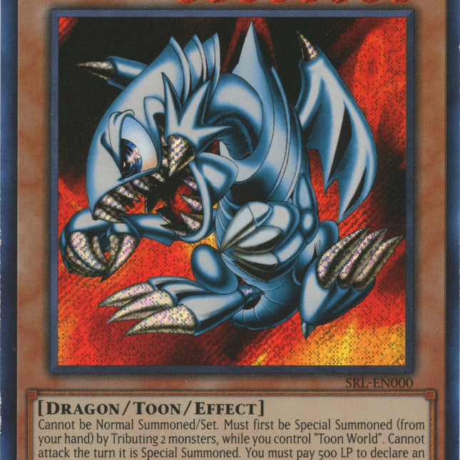 Blue-Eyes Toon Dragon (25th Anniversary) [SRL-EN000] Secret Rare