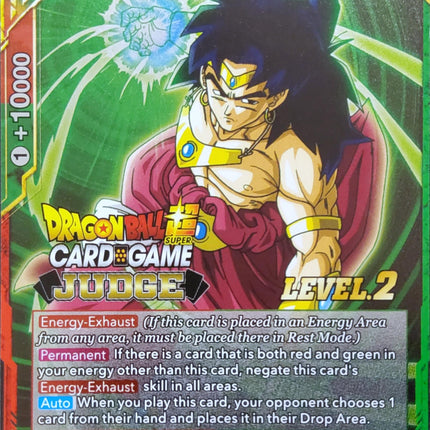 Broly, Demonic Origins (Level 2) (BT7-117) [Judge Promotion Cards]