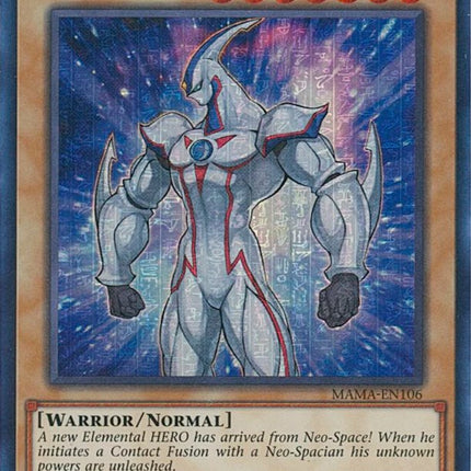 Elemental HERO Neos [MAMA-EN106] Secret Pharaoh's Rare