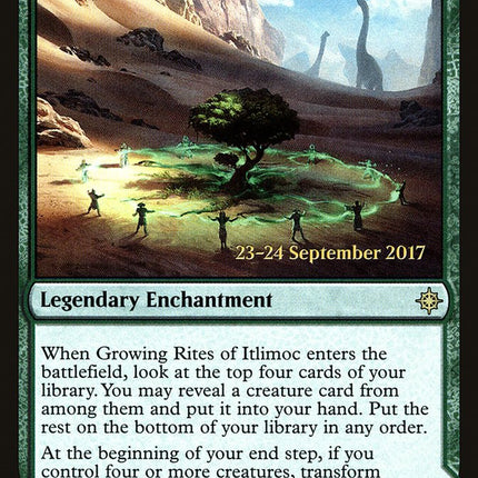 Growing Rites of Itlimoc // Itlimoc, Cradle of the Sun [Ixalan Prerelease Promos]