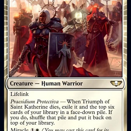 Triumph of Saint Katherine (Surge Foil) [Warhammer 40,000]