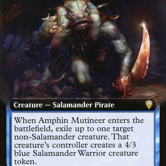 Amphin Mutineer (Extended Art) [Commander Legends]