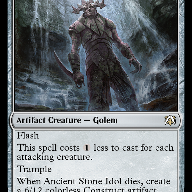 Ancient Stone Idol [March of the Machine Commander]
