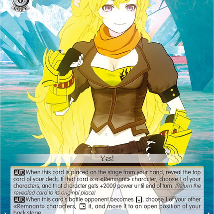 Yang Xiao Long (RWBY/WX03-001 RR) [RWBY]