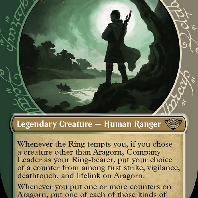 Aragorn, Company Leader (Showcase Ring Frame) [The Lord of the Rings: Tales of Middle-Earth]
