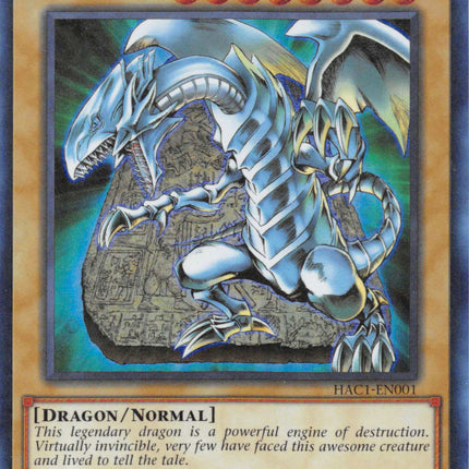Blue-Eyes White Dragon (Duel Terminal) [HAC1-EN001] Parallel Rare
