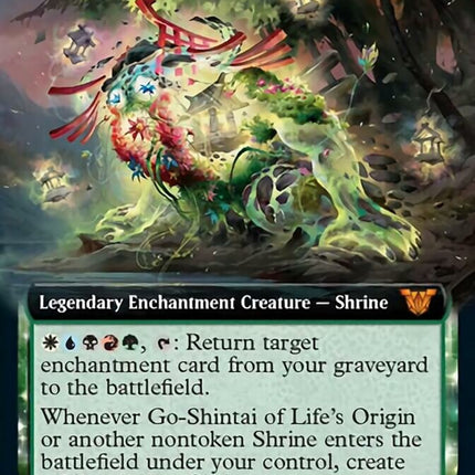Go-Shintai of Life's Origin (Extended Art) [Kamigawa: Neon Dynasty Commander]