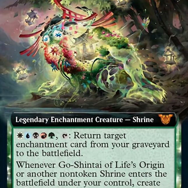 Go-Shintai of Life's Origin (Extended Art) [Kamigawa: Neon Dynasty Commander]
