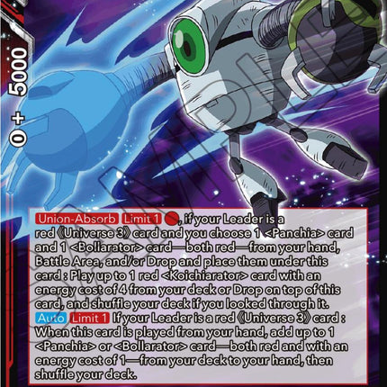 Koitsukai, Warrior of Universe 3 (BT20-015) [Power Absorbed]