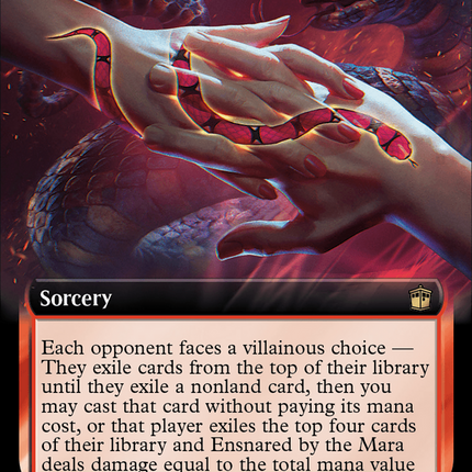 Ensnared by the Mara (Extended Art) [Doctor Who] – TokenMTG