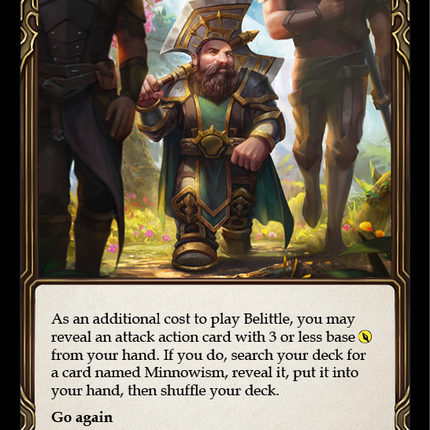 Belittle (Blue) [MON268-RF] (Monarch)  1st Edition Rainbow Foil