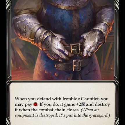 Ironhide Gauntlet [U-MON243-RF] (Monarch Unlimited)  Unlimited Rainbow Foil