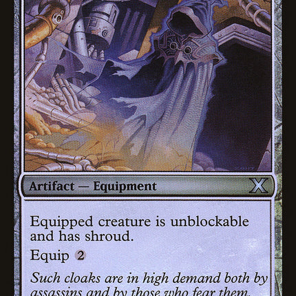 Whispersilk Cloak (Premium Foil) [Tenth Edition]