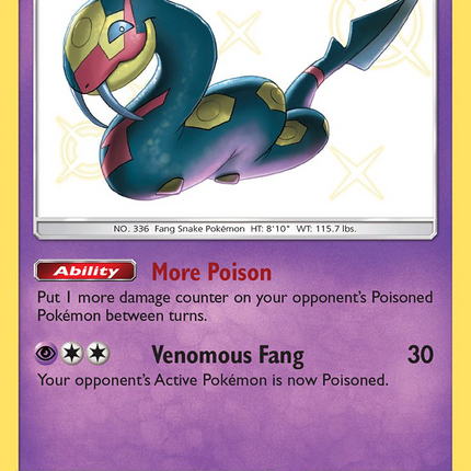 Seviper (SV15/SV94) [Sun & Moon: Hidden Fates - Shiny Vault]