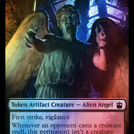 Alien Angel // Clue (0055) Double-Sided Token (Surge Foil) [Doctor Who Tokens]