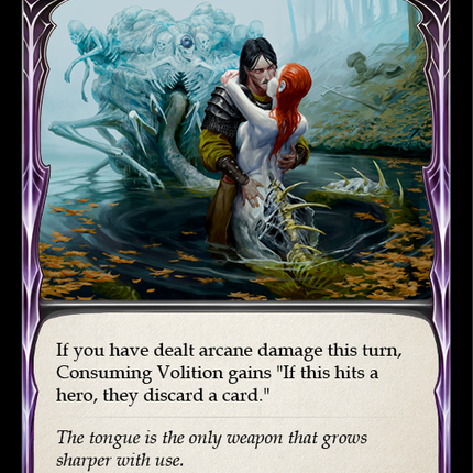 Consuming Volition (Yellow) [U-CRU149] (Crucible of War Unlimited)  Unlimited Normal
