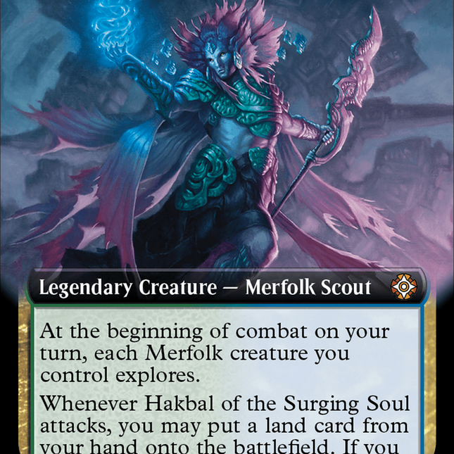 Hakbal of the Surging Soul (Extended Art) [The Lost Caverns of Ixalan Commander]