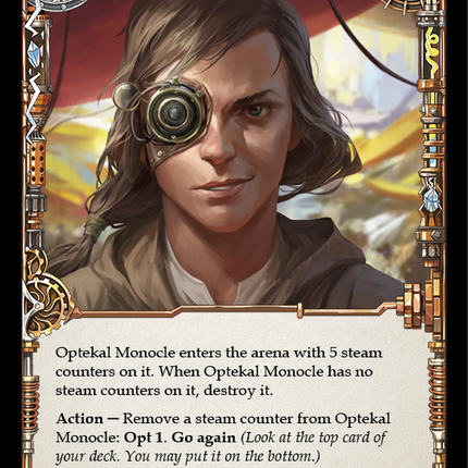 Optekal Monocle [U-ARC037] (Arcane Rising Unlimited)  Unlimited Normal
